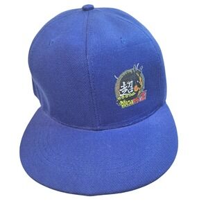 Dragon Ball Z‎ Super Shenron Anime Hat Royal Blue Snapback OSFM Comics Accessory